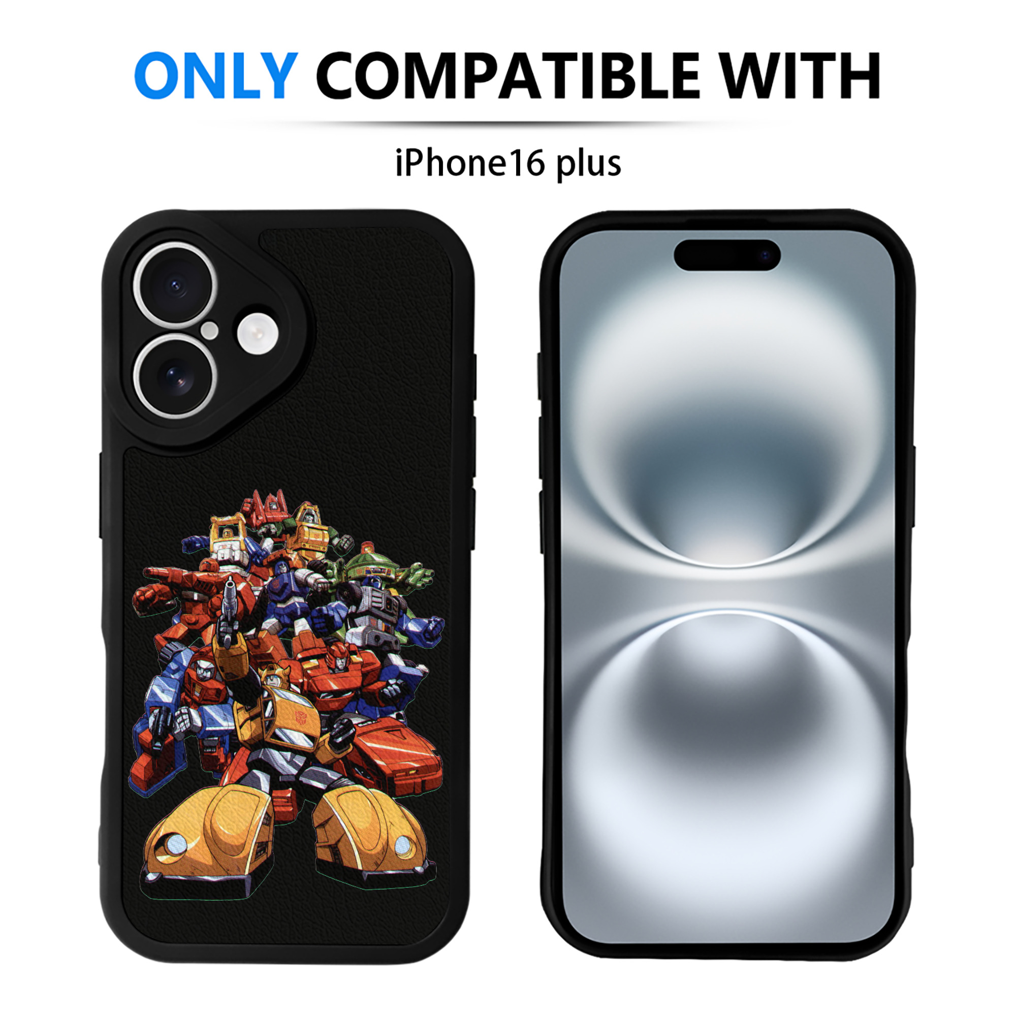 （画像用）  【iPhone 16シリーズ対応】シリコンスマホケース（レザー調） 材質：シリコン